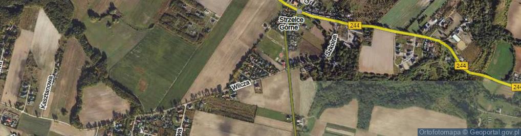 Zdjęcie satelitarne Szczęśliwa ul.